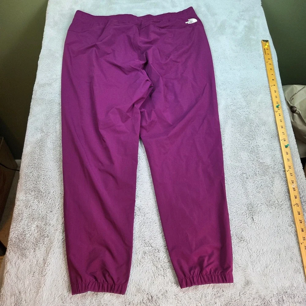 The North Face Jogger Pants Mens XXL Active Hiking Tapered Elastic Waist Purple